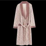 Noble Robes Men Spring Long sleeve Cotton Nightwear Pyjamas Elderly Men sleep sleepwear Robe Plus size 4XL