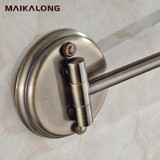 no.902 Fashion bronze color makeup mirror magnifier retractable folding bathroom beauty mirror double faced vanity mirror