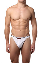 No Limits White Classic Thong