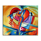 NO FRAME Printed SQUARE CUBIC ABSTRACT Oil Painting Canvas Prints Wall Painting For Living Room Decorations wall picture art