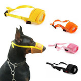 No Barking Nylon Mesh Dog Muzzle Anti Bite Pet Mask 4 sizes Adjustable 4 Colors
