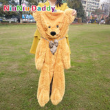Niuniu Daddy ,100cm/39.5" inch,Plush Bear Skin,Semi-finished Teddy bear, bearskin Plush Toys, Hug the ,Free shipping