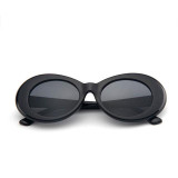 NIRVANA Kurt Cobain Sunglasses Women Brand Designer Oval SunGlasses Classic Harajuku Alien Men Vintage Retro Female Male Eyewear