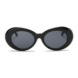NIRVANA Kurt Cobain Sunglasses Women Brand Designer Oval SunGlasses Classic Harajuku Alien Men Vintage Retro Female Male Eyewear