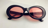 NIRVANA Kurt Cobain Classic Retro Mens Sunglasses Brand Designer Plastic Frame Oval Sun Glasses for Men Vintage Eyewear