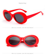 NIRVANA Kurt Cobain Classic Retro Mens Sunglasses Brand Designer Plastic Frame Oval Sun Glasses for Men Vintage Eyewear