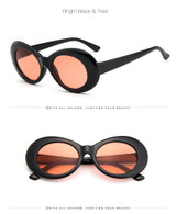 NIRVANA Kurt Cobain Classic Retro Mens Sunglasses Brand Designer Plastic Frame Oval Sun Glasses for Men Vintage Eyewear