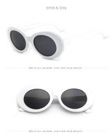 NIRVANA Kurt Cobain Classic Retro Mens Sunglasses Brand Designer Plastic Frame Oval Sun Glasses for Men Vintage Eyewear