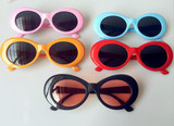 NIRVANA Kurt Cobain Classic Retro Mens Sunglasses Brand Designer Plastic Frame Oval Sun Glasses for Men Vintage Eyewear
