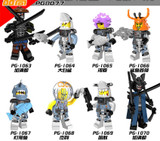 Ninjagoes legoingly Figure PG8077 Garmadon Shark Army Great White Puffer Lantern fish Lead Crab Jerry Hamer Building Blocks Toys