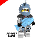 Ninjagoes legoingly Figure PG8077 Garmadon Shark Army Great White Puffer Lantern fish Lead Crab Jerry Hamer Building Blocks Toys