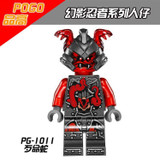 Ninjago Buffmillion Vermin Slackjaw Rivett Tannin Ash Neuro Snake Building Bricks Toys Compatible With Lego Block Figure