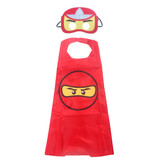 Ninja Ninjago Superhero Spiderman Batman Capes Mask Character For Kids Birthday Party Clothing Halloween cosplay Costumes 2-10Y