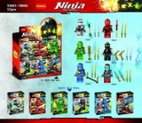 Ninja Cole Zane Samurai X NYA Jay Kai The Wei Snake Vermin Lloyd Master Wu Lady Dogshank Building Blocks Kids Gift Toys KF1047