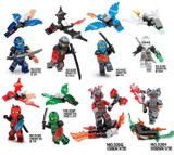 Ninja Cole Zane Samurai X NYA Jay Kai The Wei Snake Vermin Lloyd Master Wu Lady Dogshank Building Blocks Kids Gift Toys KF1047