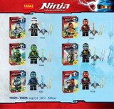 Ninja Cole Zane Samurai X NYA Jay Kai The Wei Snake Vermin Lloyd Master Wu Lady Dogshank Building Blocks Kids Gift Toys KF1047