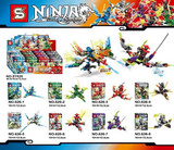 Ninja Cole Zane Samurai X NYA Jay Kai The Wei Snake Vermin Lloyd Master Wu Lady Dogshank Building Blocks Kids Gift Toys KF1047