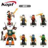Ninja Cole Zane Samurai X NYA Jay Kai The Wei Snake Vermin Lloyd Master Wu Lady Dogshank Building Blocks Kids Gift Toys KF1047