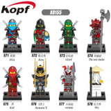 Ninja Cole Zane Samurai X NYA Jay Kai The Wei Snake Vermin Lloyd Master Wu Lady Dogshank Building Blocks Kids Gift Toys KF1047