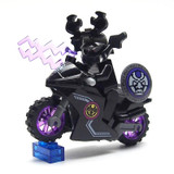 Ninja Figures weapon Building Block brick Motorcycle Marvel Tornado Ninja Building Block DIY Compatible legoed toys for children