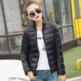 NIJIUDING winter ultra light Cotton jacket women Korean Slim padded jacket Solid Female Parka and Jackets