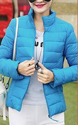 NIJIUDING winter ultra light Cotton jacket women Korean Slim padded jacket Solid Female Parka and Jackets