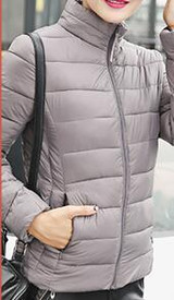 NIJIUDING winter ultra light Cotton jacket women Korean Slim padded jacket Solid Female Parka and Jackets