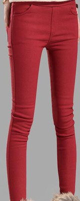 NIJIUDING women pants capris pencil pants fleece warm casual pants female trousers elastic Autumn Winter velvet thick leggings