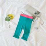 2018 New spring Autumn Casual Children baby kid's boys Cute Spell Color basic cotton long pant length trousers Y2980