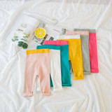 2018 New spring Autumn Casual Children baby kid's boys Cute Spell Color basic cotton long pant length trousers Y2980