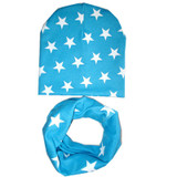 2018 New spring 20 colors star cotton baby hat scarf sets children hats beanies collars boys girls kids caps scarves child wraps