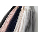 2018 New Sexy Spaghetti Strap Patchwork Mesh Dress Spring Summer Women Gauze Lace Tank Dress Basic Sundress Party Vestidos