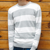 2018 New Pullovers Men Top Design Autumn Spring Brand Clothing Casual Slim Fit Cotton Knitting Quality Patchwork Mens Sweaters