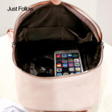 2018 New PU Leather Ladies Feminine Backpack For Teenage Women Backpack Girls School Bag Solid Mini Small Backpack