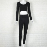 2018 New Patchwork Tracksuit Crop Hooded Top Tanks And Leggings Sporting Skinny Clothing Summer 2 Pieces Hollow Women Clothing