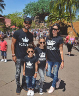 2018 NEW KING QUEEN Letter Printed Black Tshirts 2018 OMSJ Summer Casual Cotton Short Sleeve Tees Tops Brand Loose Couple Tops