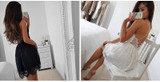 2018 New Fashion Women Sexy Spaghetti Strap Lace Dress Sleeveless V-neck Summer Elegant Party dresses Backless Female Vestidos