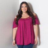 2018 New Fashion Women Off Shoulder Summer Tops Short Sleeve Lace Patchwork Loose Casual Plus Size Women Blouses Shirts 5XL 6XL