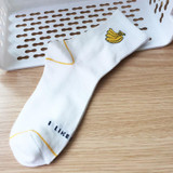 2018 New Fashion Women Cartoon Lovely Painting Banana Rocket Dinosaur Short Tube Socks Popular Womens Ladies Ankle Girls Socks