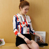 2018 New Fashion Women Blouses Summer Shirts Female Clothing Short 3/4 Long Sleeve Blusas Women's Blouse 3D Print Office OL Tops