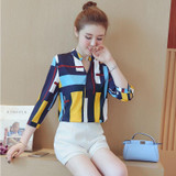 2018 New Fashion Women Blouses Summer Shirts Female Clothing Short 3/4 Long Sleeve Blusas Women's Blouse 3D Print Office OL Tops