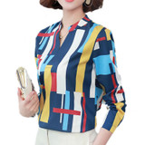 2018 New Fashion Women Blouses Summer Shirts Female Clothing Short 3/4 Long Sleeve Blusas Women's Blouse 3D Print Office OL Tops