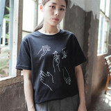 2018 New Fashion T-shirt Women BOY BYE Letter Printing T Shirt Women Tops Casual Brand Tee Shirt Femme Woman Clothing 62474