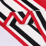 2018 New Fashion Stripe Dresses Sleeveless Women Striped Party Knitted Dress Casual Vestidos Robe Femme