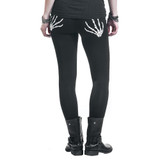 2018 New Fashion Skull Printed Hollow Hole Women Leggings Woman Pants high quality