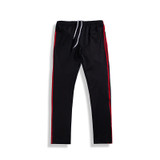 2018 New Fashion Lengthened Section Sweatpants Men Occident Retro Hip Hop Trousers Side Stripe Hit Color Unisex Casual Pant