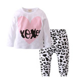 2018 New Fashion Infant Clothes Baby Girl Clothes Casual Long-sleeved T-shirt+Pants 2 Pcs Suit Newborn Toddler Baby Clothing Set