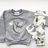 2018 New Fashion infant clothes baby boy clothes sets Long sleeve dinosaur T-shirt+pants 2pcs Newborn baby clothing set