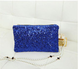 2018 New Fashion Dazzling Sequins Handbag Party Evening Bag Wallet Purse Glitter leopard inside Spangle Day Clutches 9 Colors
