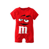 2018 New fashion baby boys girls clothes newborn blue and red Long sleeve Cartoon printing Jumpsuit Infant clothing set